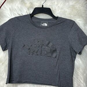 The North Face crop top tee